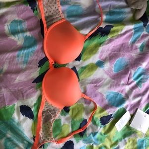 Orange victoria secret bra